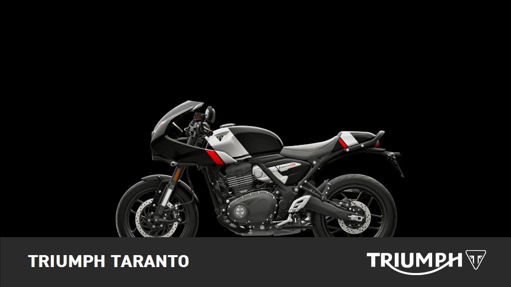 TRIUMPH Thruxton 400 Phantom Black / Aluminium Silver Abs