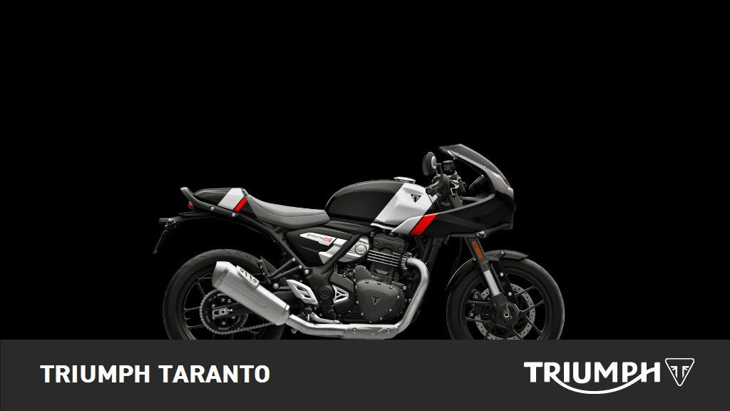 TRIUMPH Thruxton 400 Phantom Black / Aluminium Silver Abs
